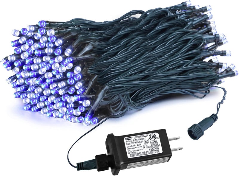 weillsnow Outdoor Christmas Decoration,66 FT 200 LED String Lights with Timer Memory Function,Plug in Waterproof Fairy Lights for Indoor Outdoor Home Room Garden Christmas Party Decor(Blue&White) - Image 1